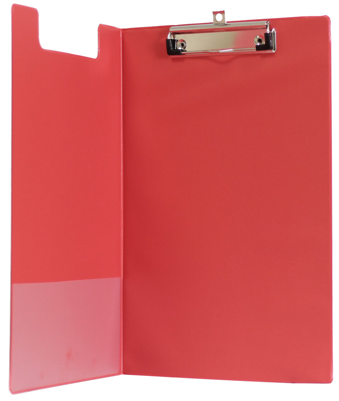 Папка-планшет (кліпборд) 4OFFICE (4-258-01), A4, картон з ПВХ-покриттям, червоний